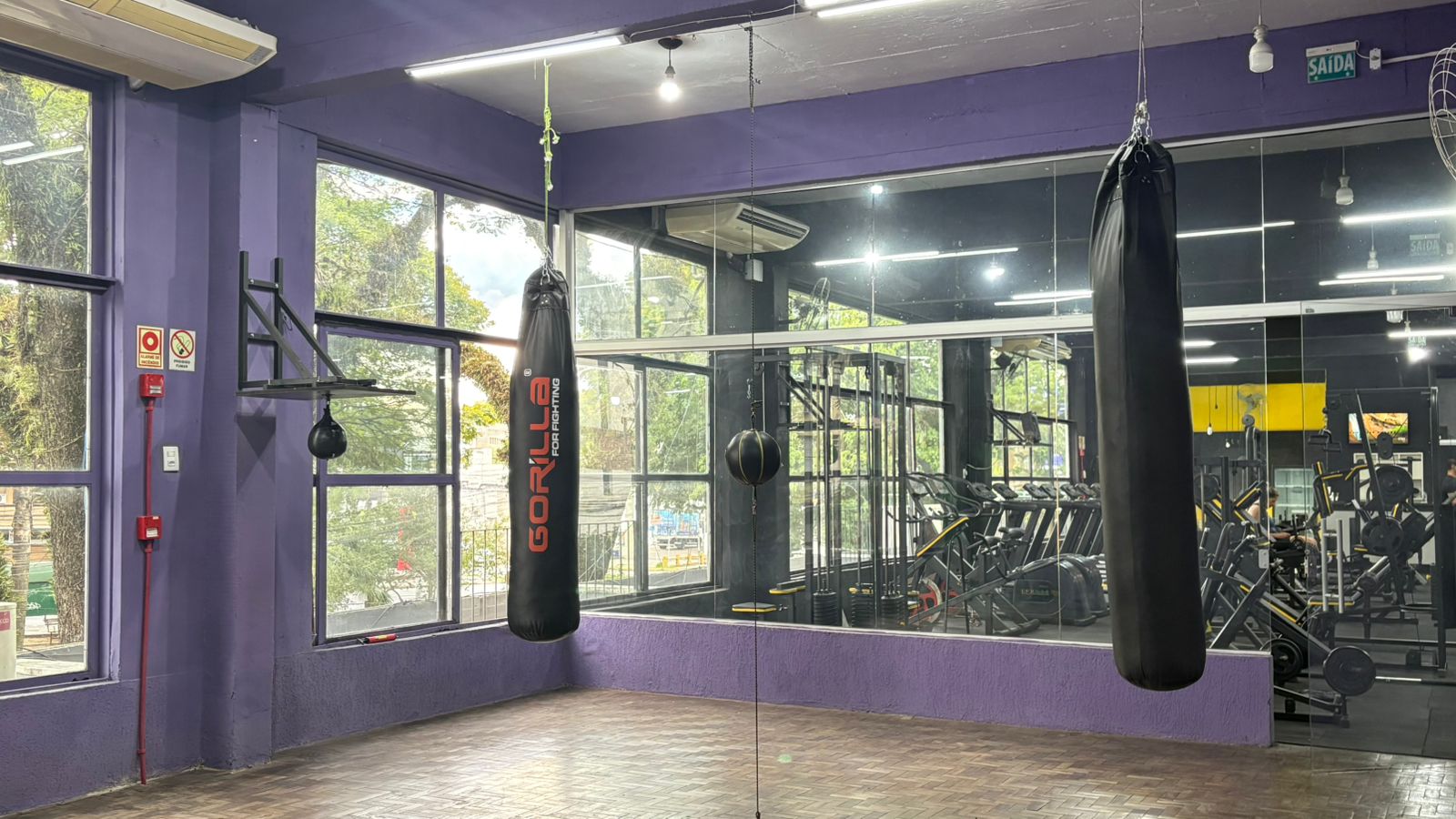 Sala de boxe e kickbox